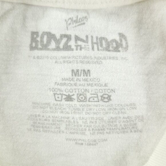 Boyz N The Hood Shirt Men Medium White Movie Logo Graphic Tee Short Sleeve Adult - Picture 13 of 13